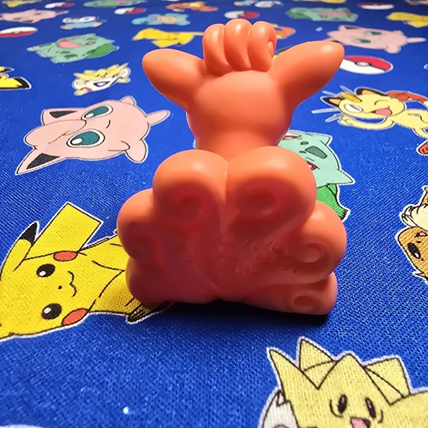 Pokemon Vulpix Dark Figure Finger Puppet 1997 Bandai Nintendo Vintage USA Seller