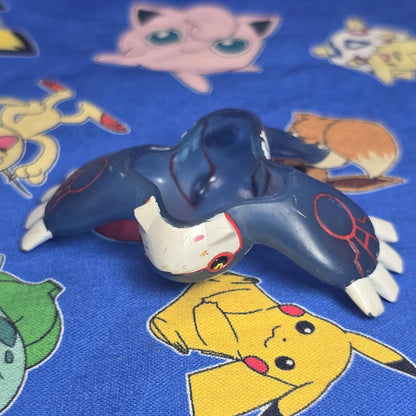 Pokemon Kyogre Clear Figure Finger Puppet 2004 Nintendo Bandai Vintage Japan USA