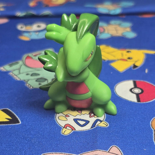 Pokemon Grovyle Figure Finger Puppet 2010 Nintendo Bandai PVC Japan USA Seller