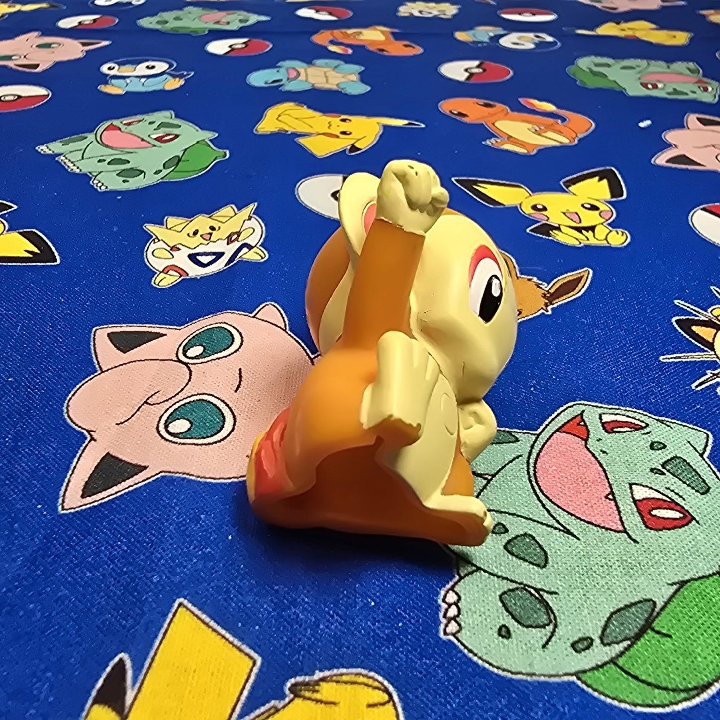 Pokemon Chimchar Figure Finger Puppet 2006 Nintendo Bandai PVC Japan USA Seller