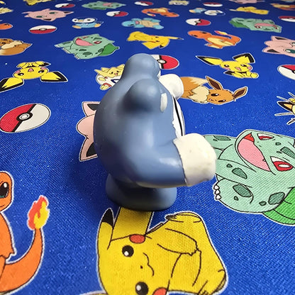 Pokemon Poliwrath Dark Figure Finger Puppet 1997 Bandai Nintendo PVC Vintage US