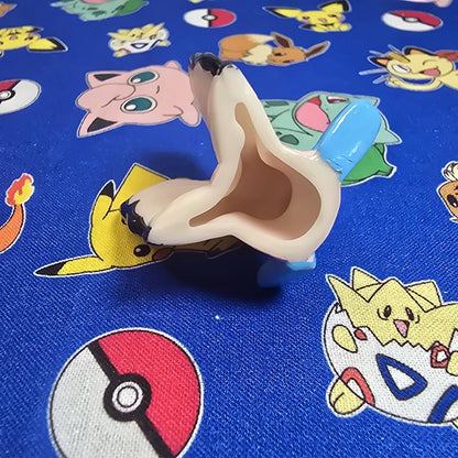Pokemon Butterfry Pink Shiny Figure Finger Puppet 1997 Nintendo Bandai Vintage