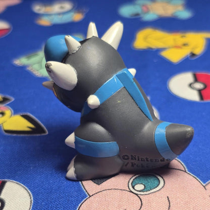 Pokemon Rampardos Figure Finger Puppet 2007 Nintendo Bandai PVC Japan USA Seller