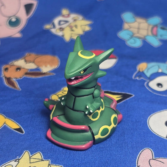 Pokemon Rayquaza Figure Finger Puppet 2004 Nintendo Tomy PVC Japan USA Seller