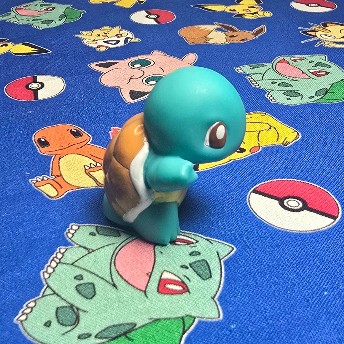 Pokemon Squirtle Figure Finger Puppet 1996 Nintendo Bandai PVC Vintage Japan US