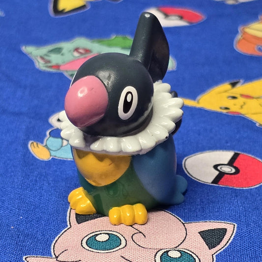 Pokemon Chatot Figure Finger Puppet 2006 Nintendo Bandai PVC Japan USA Seller