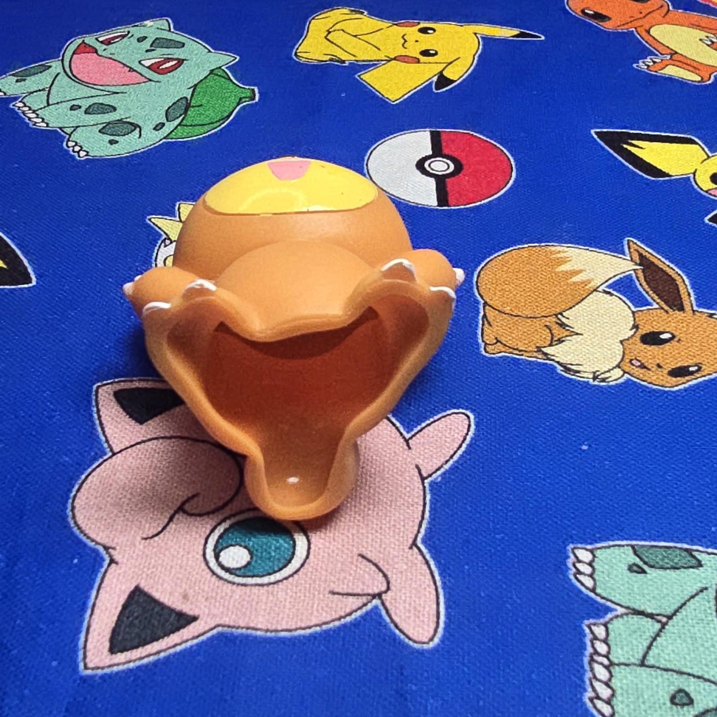 Pokemon Teddiursa Figure Finger Puppet 2008 Nintendo Bandai Japan PVC USA Seller