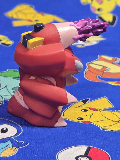 Pokemon Shiny Genesect Figure Finger Puppet 2013 Nintendo Bandai PVC Japan USA