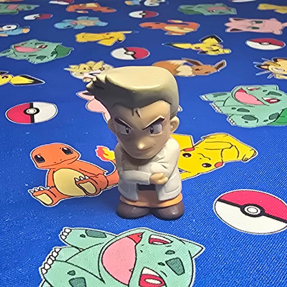 Pokemon Professor Oak Figure Finger Puppet 1998 Nintendo Bandai Vintage Japan US