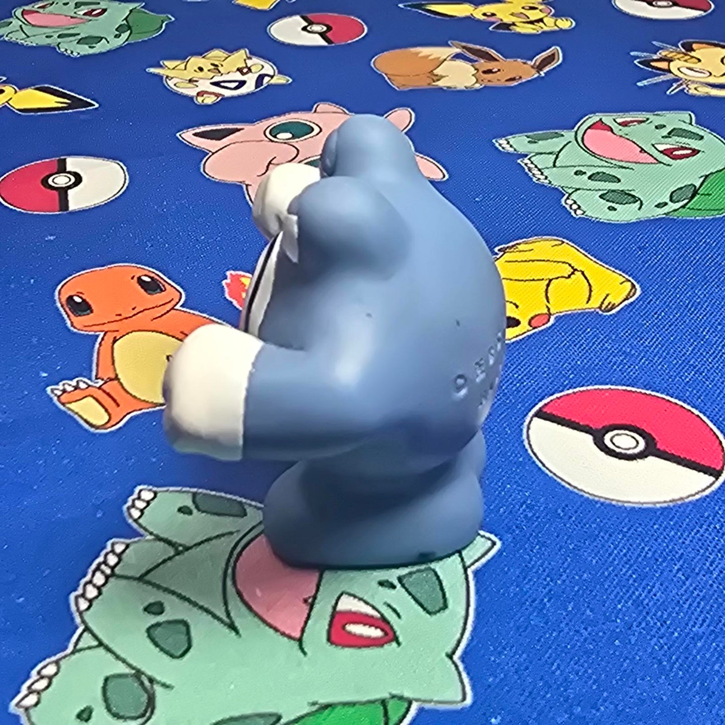 Pokemon Poliwrath Figure Finger Puppet 1997 Bandai Nintendo PVC Vintage Japan US