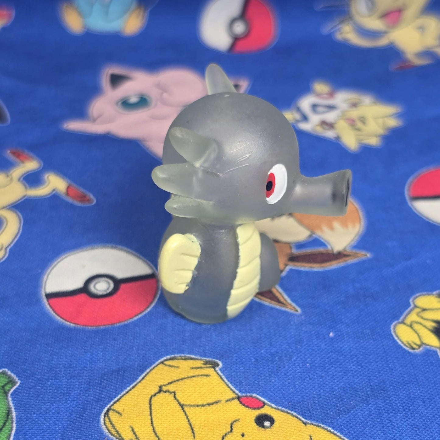 Pokemon Horsea Clear Figure Finger Puppet 1997 Bandai Nintendo Vintage Japan USA