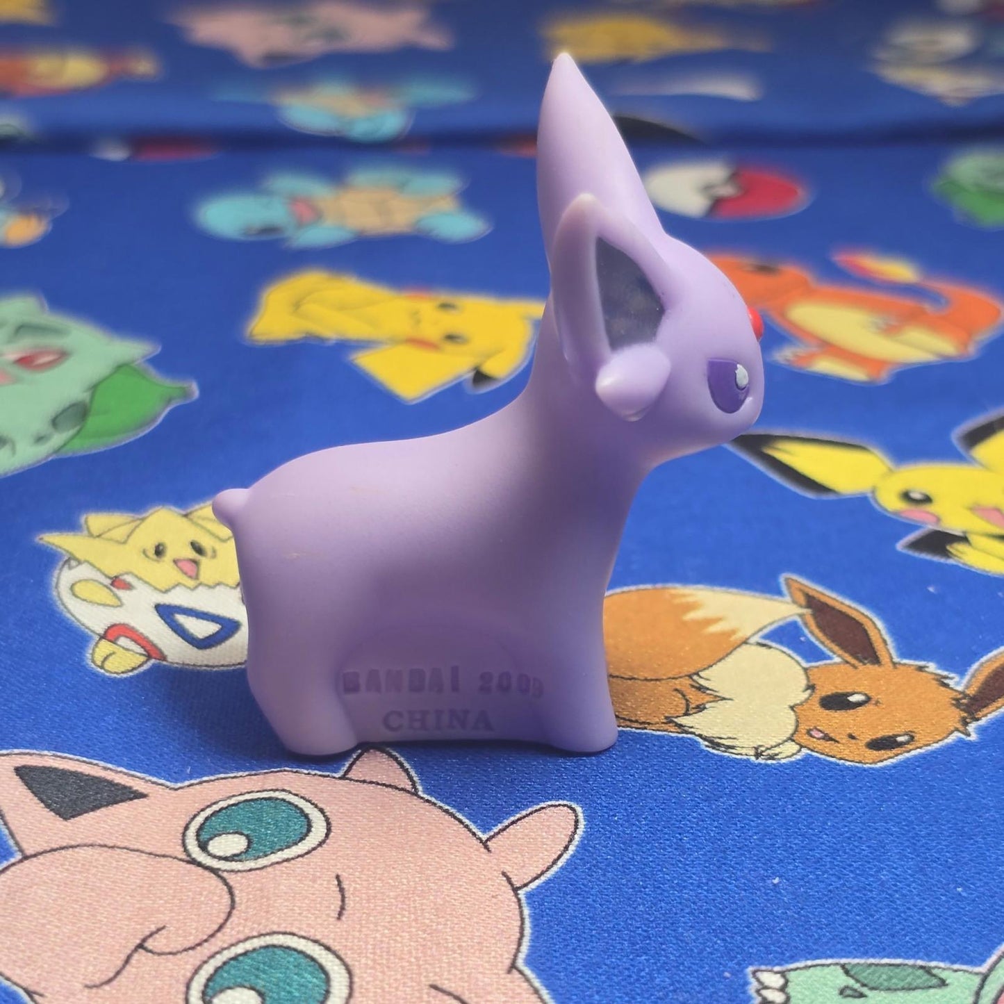 Pokemon Espeon Figure Finger Puppets 2009 Nintendo Bandai PVC Japan US Seller