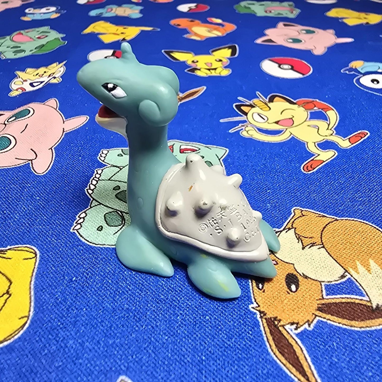 Pokemon Lapras Figure Finger Puppet 1996 Nintendo Bandai Vintage PVC Japan USA