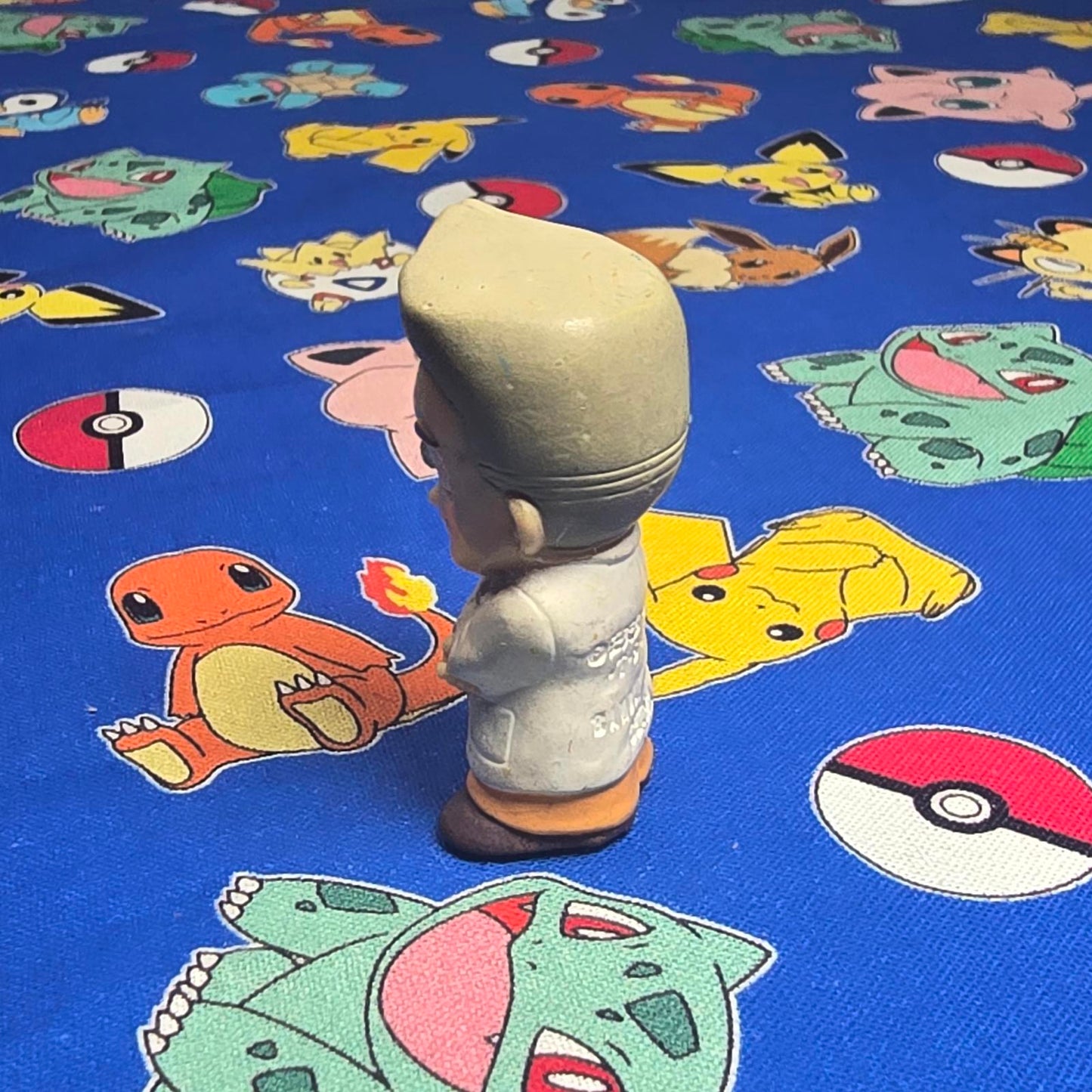 Pokemon Professor Oak Figure Finger Puppet 1998 Nintendo Bandai Vintage Japan US