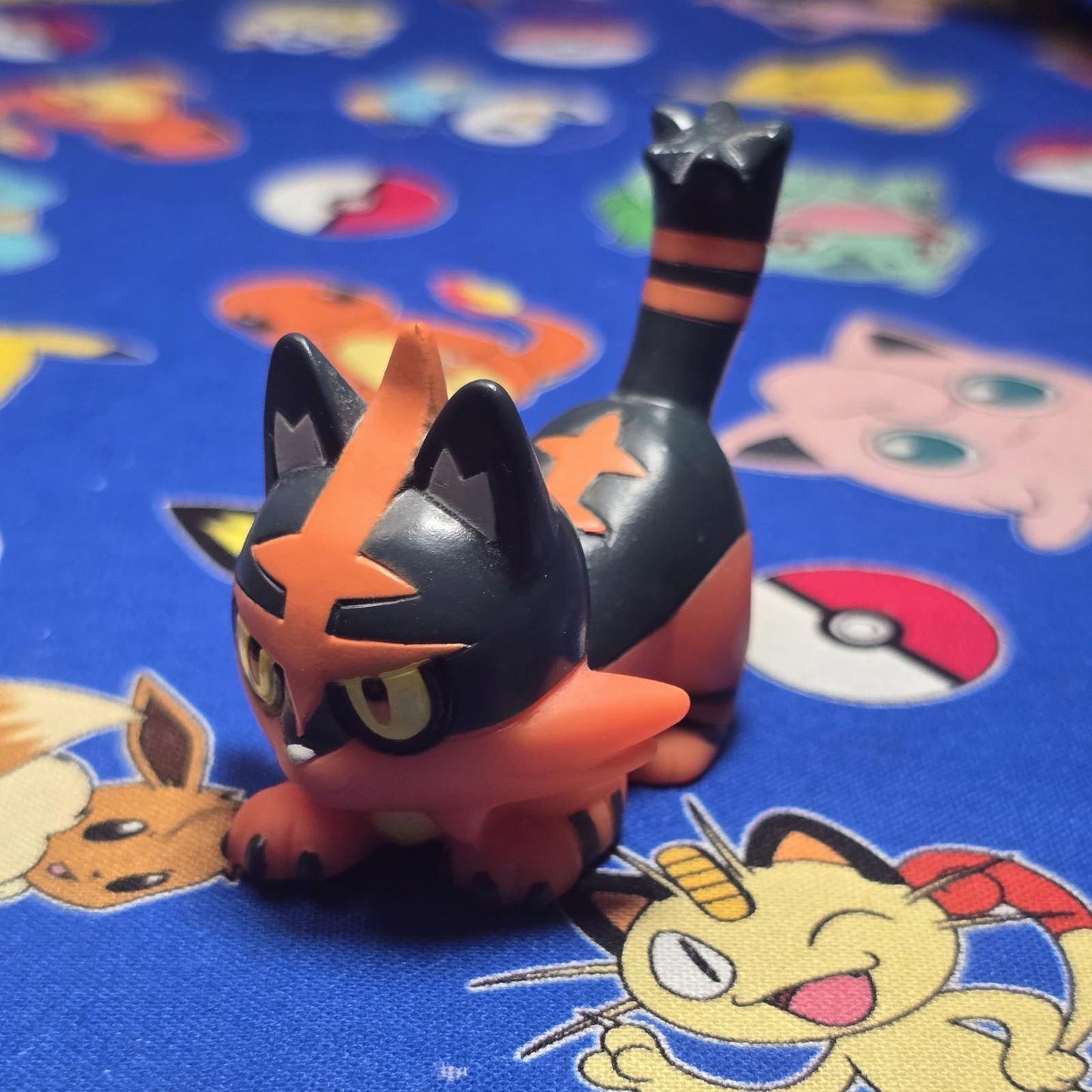 Pokemon Torracat Figure Finger Puppet 2019 Nintendo Bandai PVC Japan USA Seller