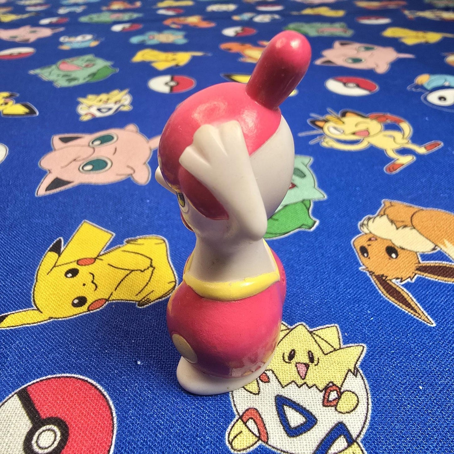 Pokemon Medicham Figure Finger Puppet 2003 Nintendo Bandai PVC Vintage Japan USA