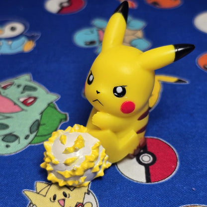 Pokemon Pikachu Attack Figure Finger Puppet 2011 Nintendo Bandai Japan US Seller
