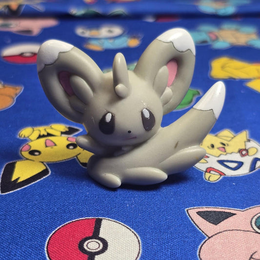 Pokemon Minccino Figure Finger Puppet 2011 Nintendo Bandai PVC Japan US Seller