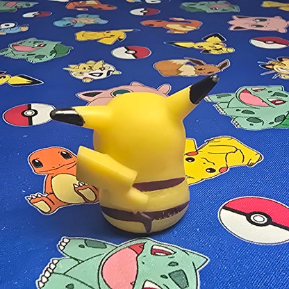 Pokemon Pikachu Figure Finger Puppet 1998 Nintendo Bandai PVC Vintage Japan USA