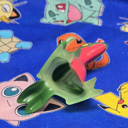 Pokemon Grovyle Clear Figure Finger Puppet 2003 Nintendo Bandai Vintage Japan US