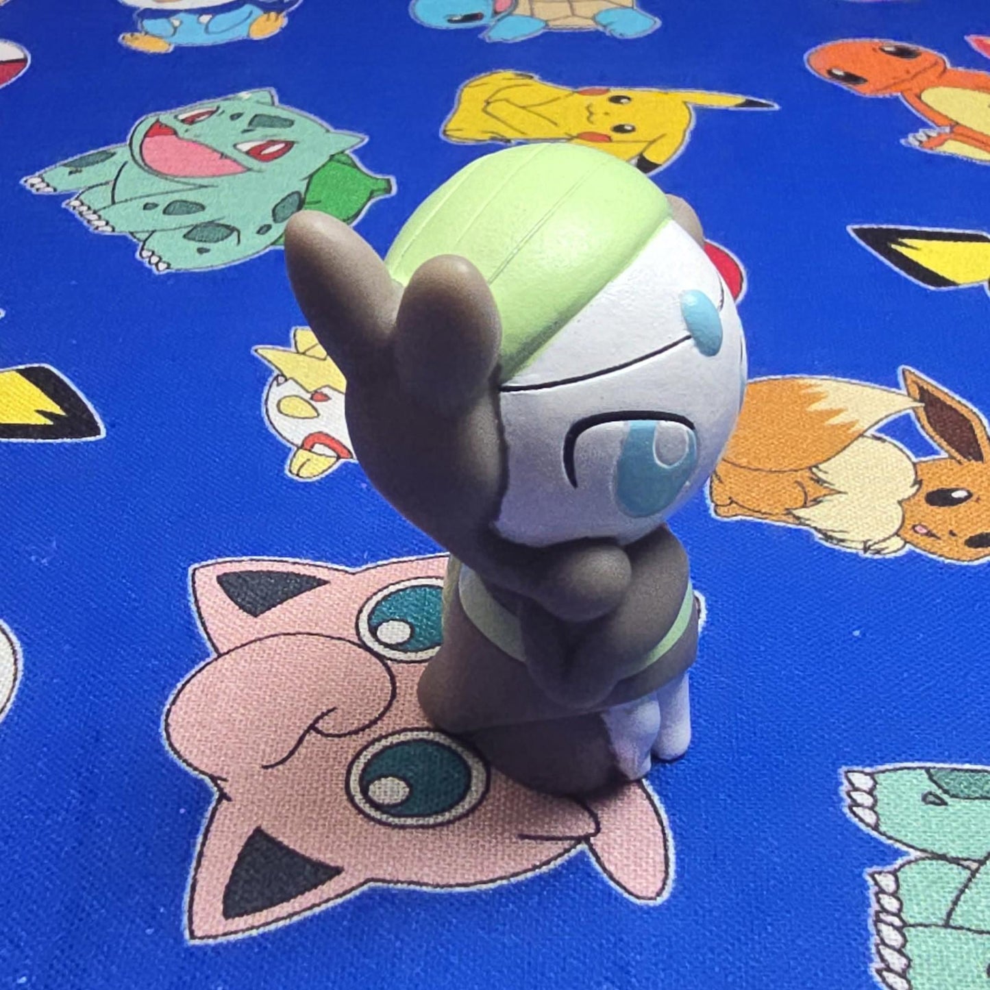 Pokemon Meloetta Figure Finger Puppet 2012 Nintendo PVC Bandai Japan USA Seller