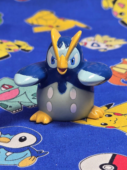 Pokemon Prinplup Figure Finger Puppet 2010 Nintendo Bandai PVC Japan USA Seller