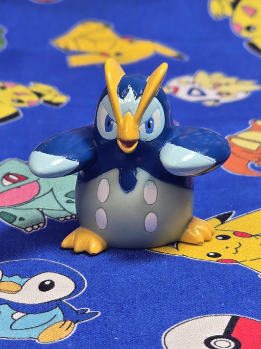 Pokemon Prinplup Figure Finger Puppet 2010 Nintendo Bandai PVC Japan USA Seller