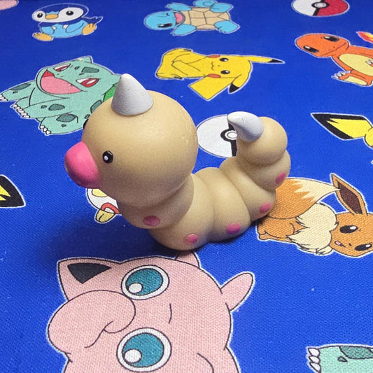 Pokemon Weedle Figure Finger Puppet 1997 Bandai Nintendo PVC Vintage Japan USA