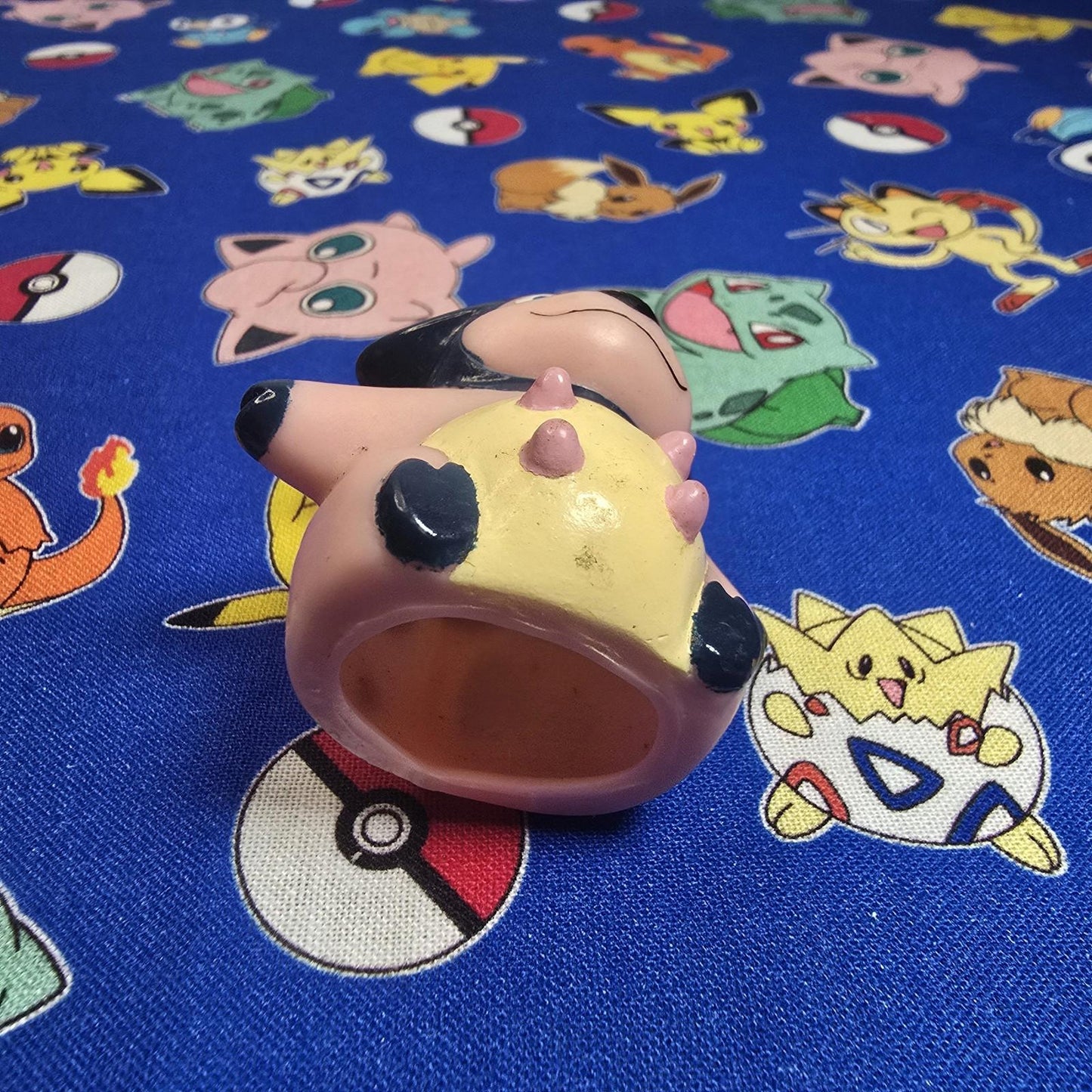 Pokemon Milktank Figure Finger Puppet 2000 Nintendo Bandai PVC Vintage Japan USA