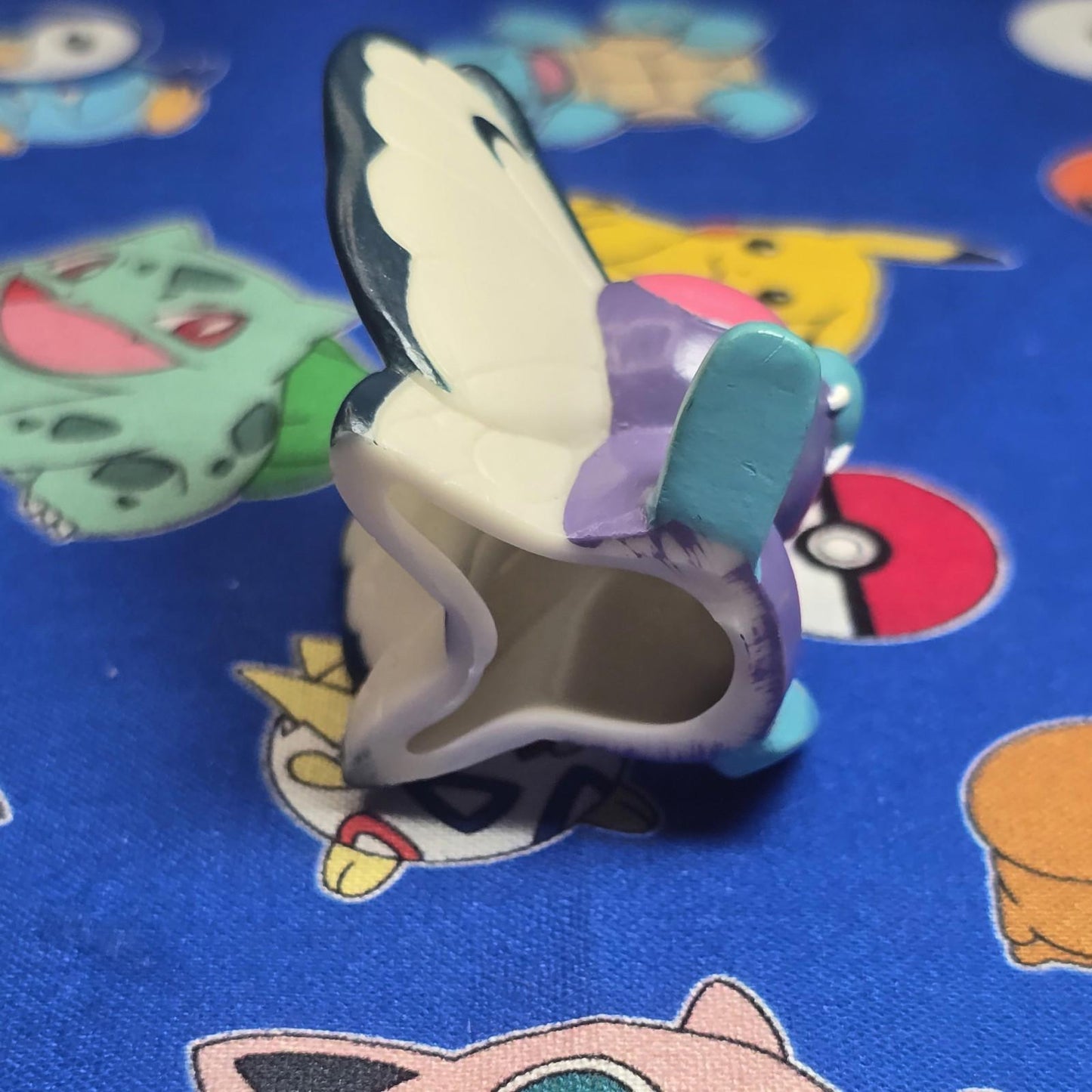 Pokemon Butterfry Pink Figure Finger Puppet 1997 Nintendo Bandai PVC Vintage US