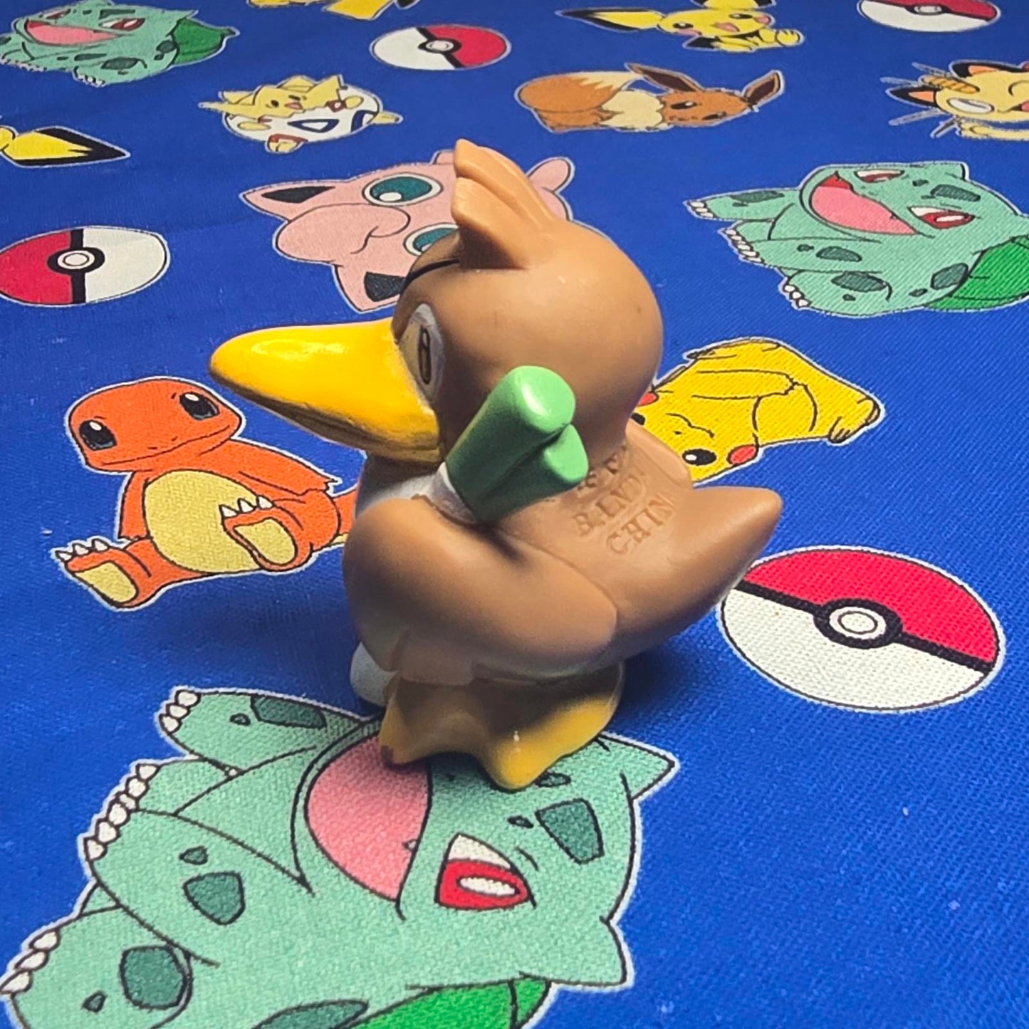 Pokemon Farfetch'd Figure Finger Puppet 1997 Nintendo Bandai PVC Vintage Japan