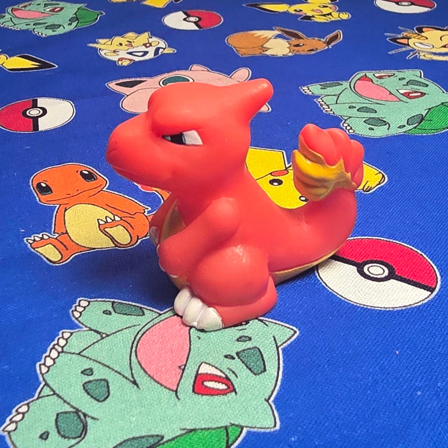 Pokemon Charmeleon Figure Finger Puppet 1996 Nintendo Bandai Vintage Japan USA