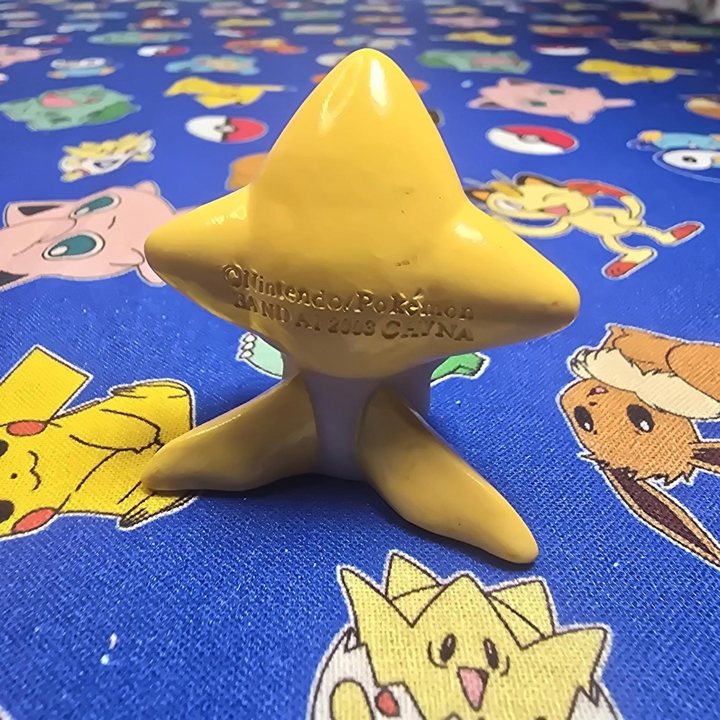 Pokemon Jirachi Figure Finger Puppet 2003 Nintendo Bandai PVC Vintage Japan USA