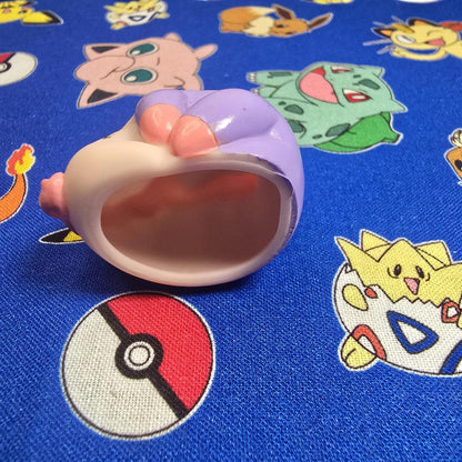 Pokemon Musharna Figure Finger Puppet 2010 Nintendo Bandai PVC Japan USA Seller