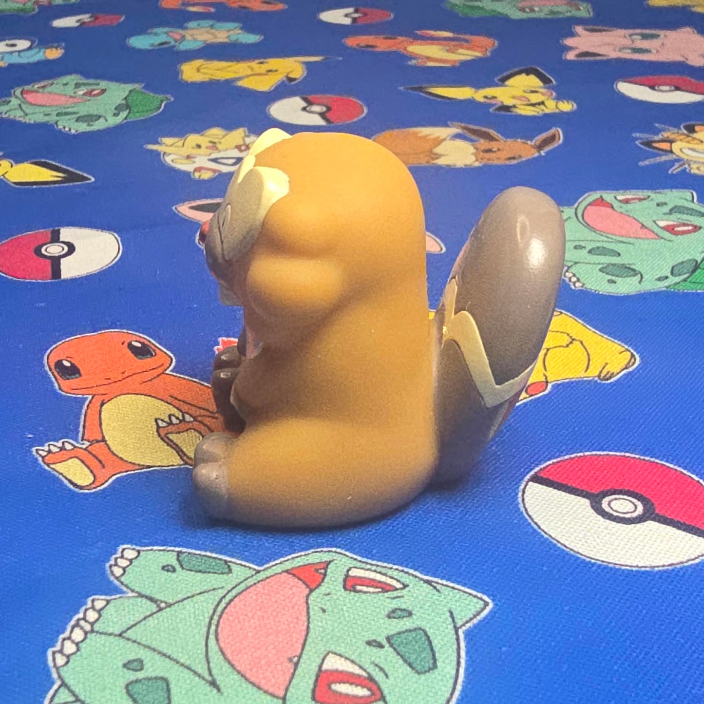 Pokemon Bibarel Figure Finger Puppet 2006 Nintendo Bandai PVC Vintage Japan USA