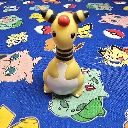 Pokemon Ampharos Figure Finger Puppet 2000 Nintendo Bandai PVC Vintage Japan USA