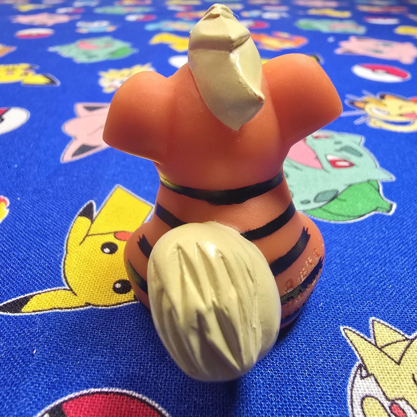 Pokemon Growlithe Dark Figure Finger Puppet 1996 Nintendo Bandai PVC Vintage USA