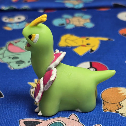 Pokemon Meganium Figure Finger Puppet 2001 Nintendo Bandai PVC Vintage Japan US