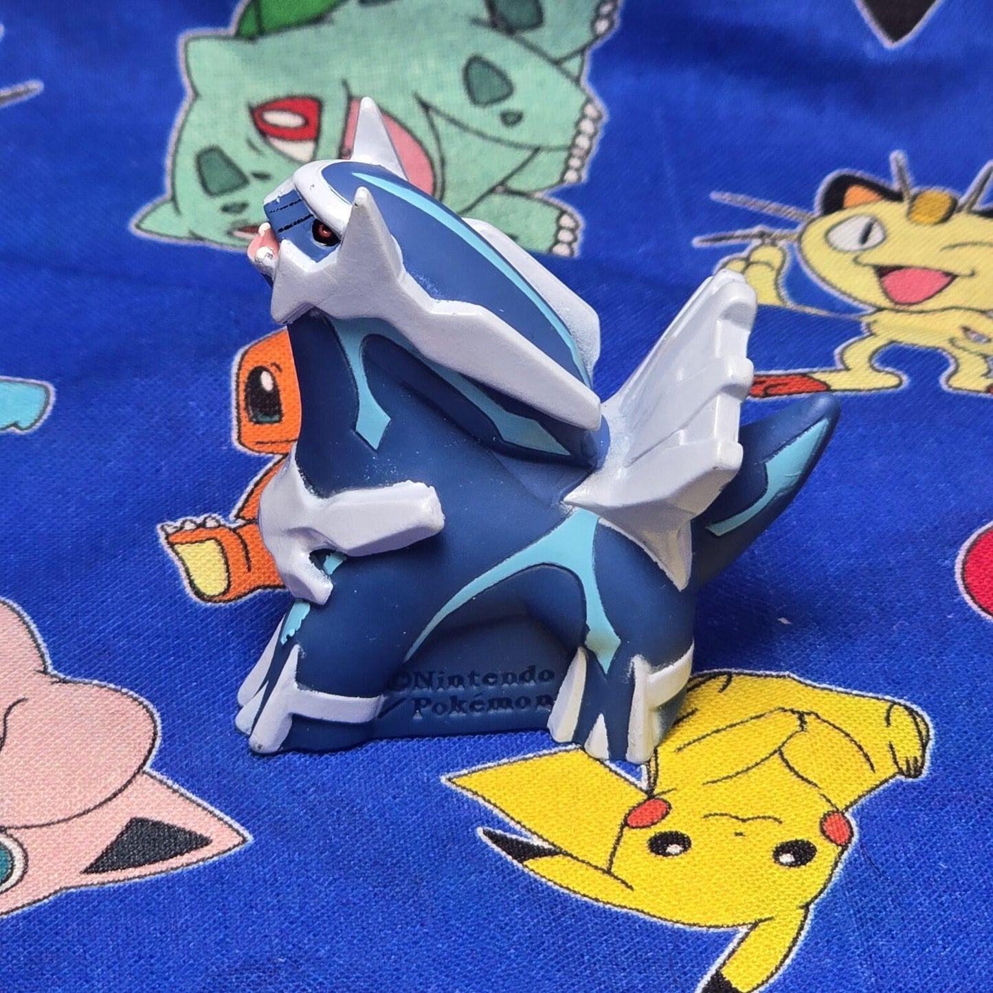 Pokemon Dialga Figure Finger Puppet 2014 Nintendo Bandai Vintage Japan US Seller