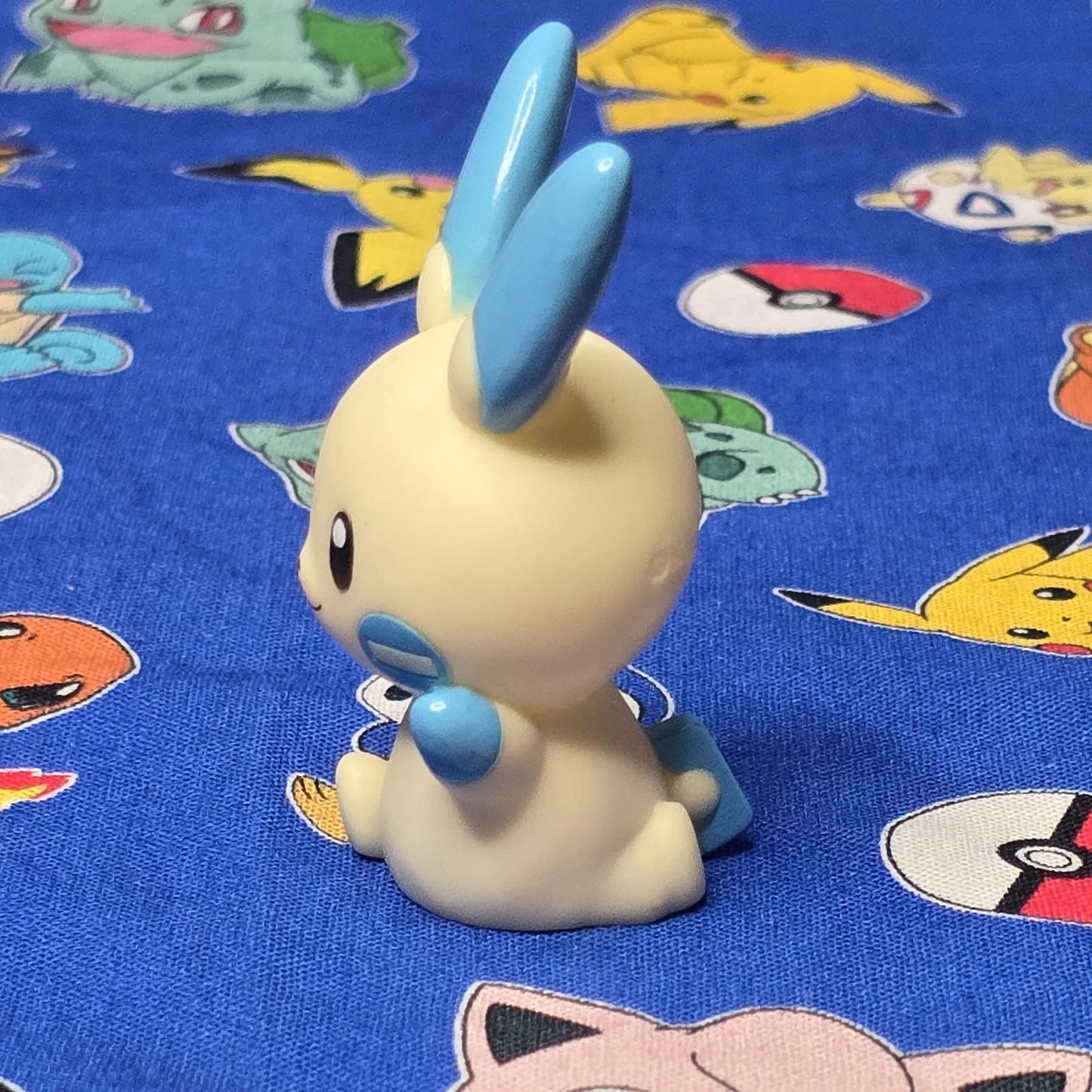 Pokemon Minun Figure Finger Puppet 2003 Nintendo Bandai PVC Vintage Japan USA
