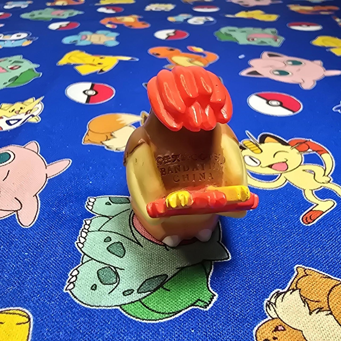 Pokemon Pidgeotto Red Figure Finger Puppet 1997 Bandai Nintendo Vintage USA