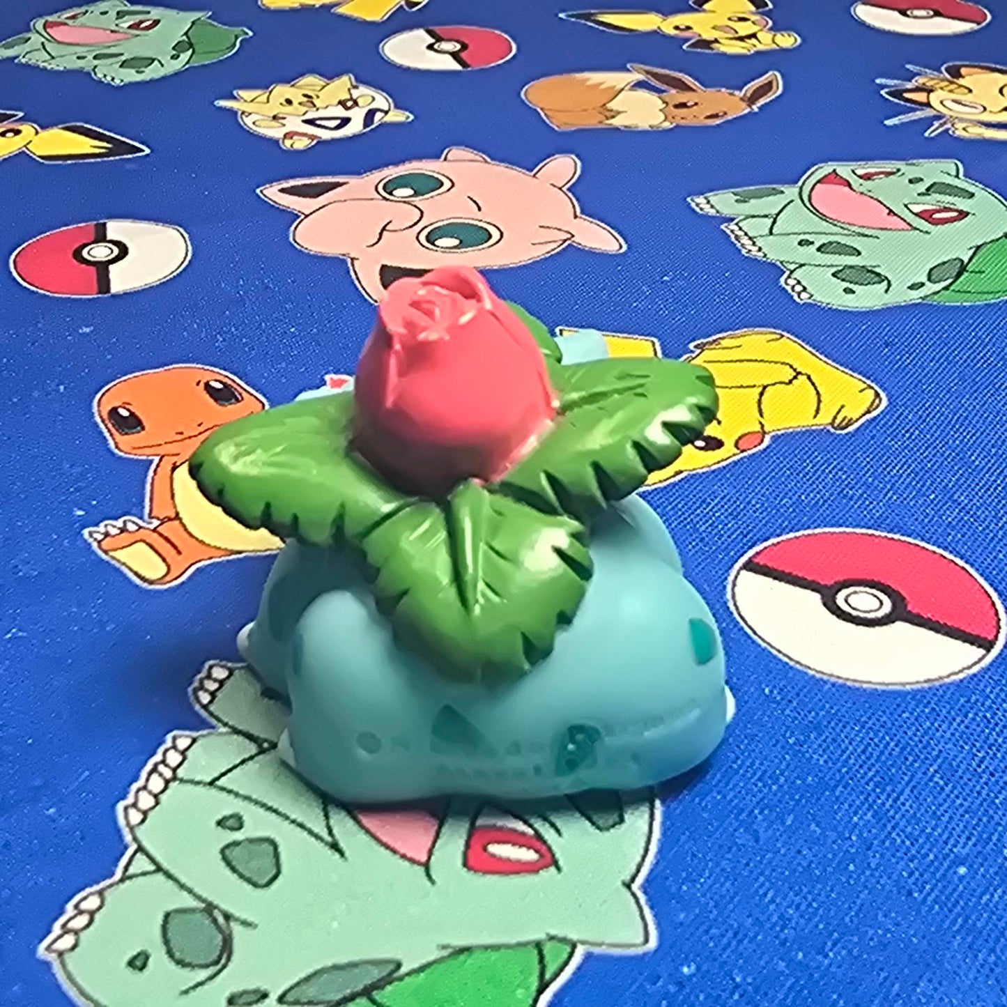 Pokemon Ivysaur Figure Finger Puppet 2004 Nintendo Bandai PVC Vintage Japan USA