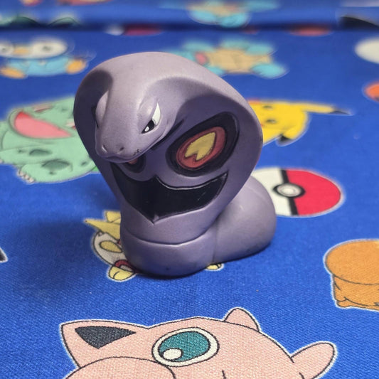 Pokemon Arbok Figure Finger Puppet 1996 Nintendo Bandai Vintage PVC Japan USA