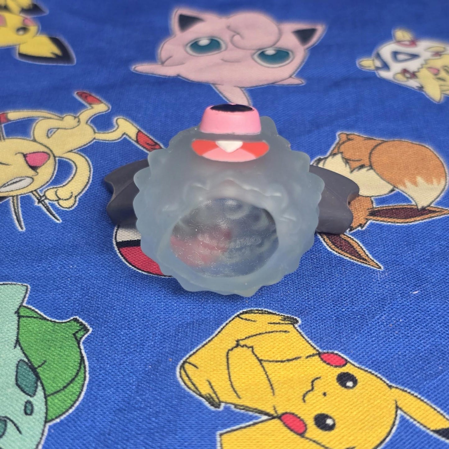 Pokemon Woobat Clear Figure Finger Puppet 2010 Nintendo Bandai Japan USA Seller