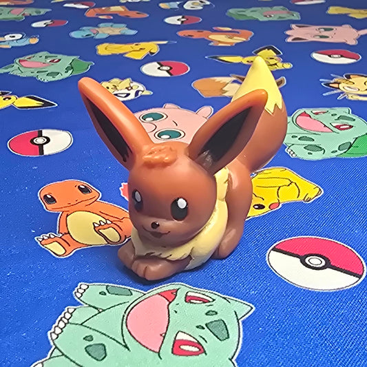 Pokemon Eevee Figure Finger Puppet 2002 Nintendo Bandai Vintage Japan USA Seller