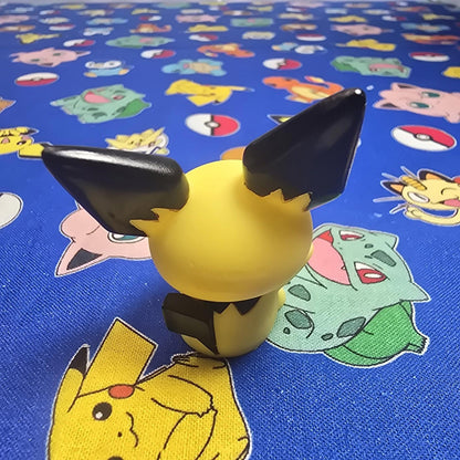 Pokemon Pichu Figure Finger Puppet 2006 Nintendo Bandai PVC Japan USA Seller