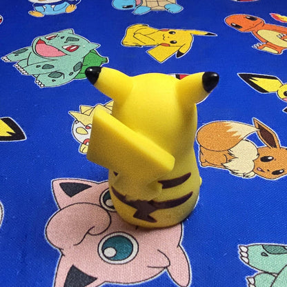 Pokemon Pikachu Figure Finger Puppet 2016 Nintendo Bandai Vintage PVC Japan USA