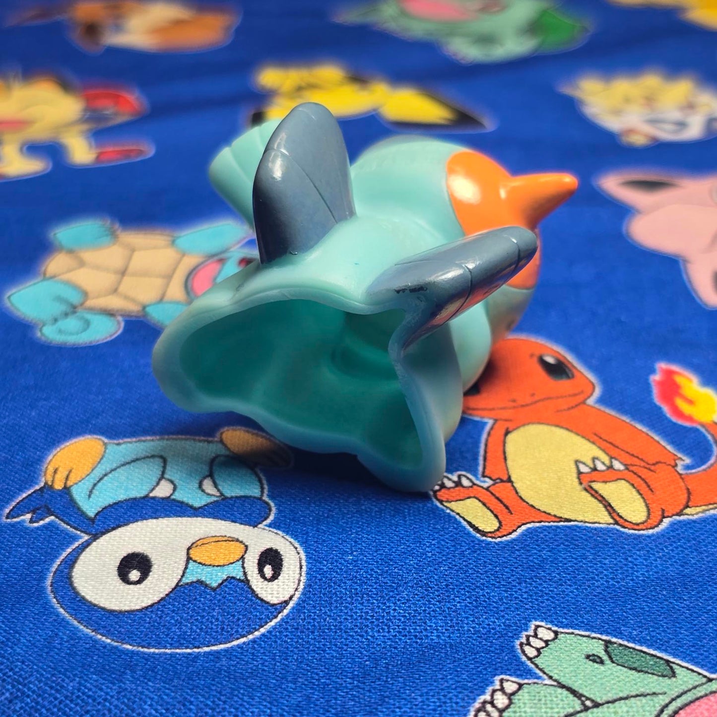 Pokemon Marshtomp Figure Finger Puppet 2005 Nintendo Bandai PVC Vintage Japan US
