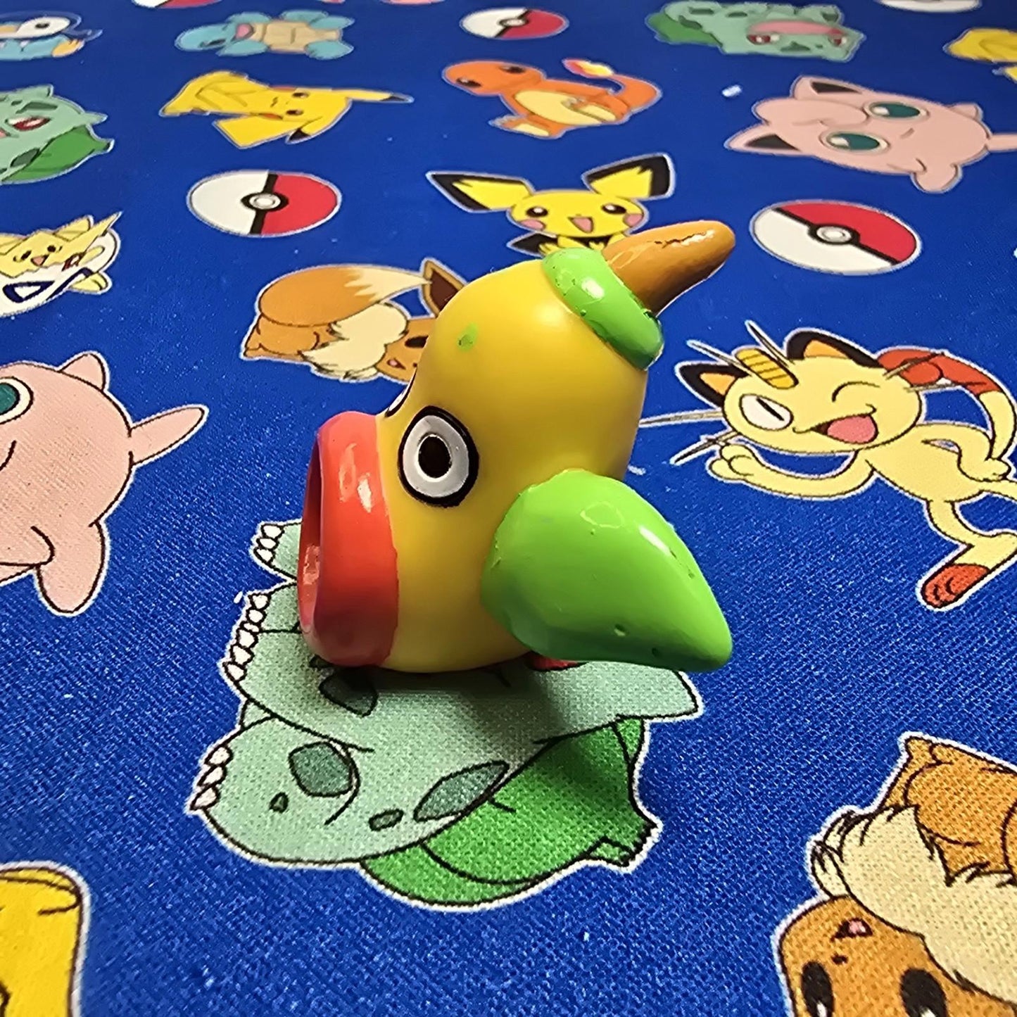 Pokemon Weepinbell Red Figure Finger Puppet 1996 Nintendo PVC Bandai Vintage USA