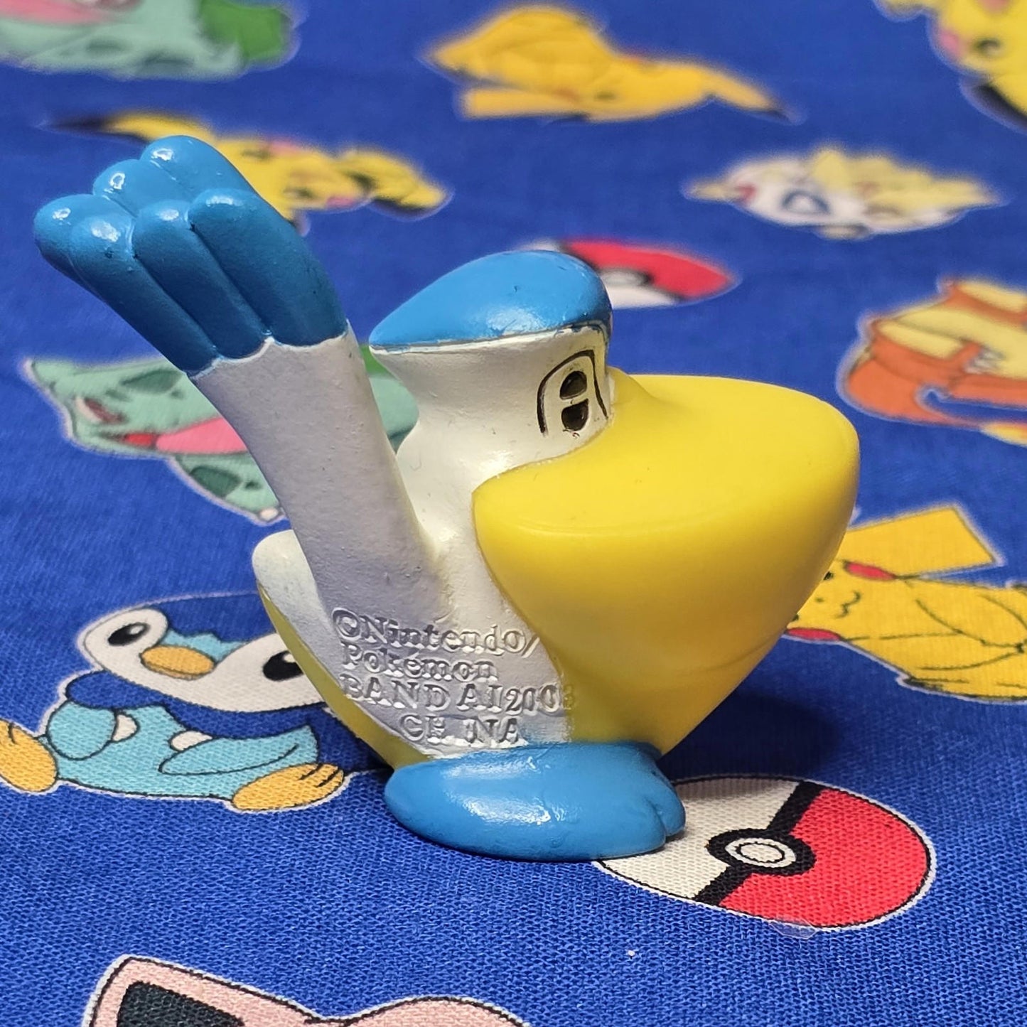 Pokemon Pelipper Figure Finger Puppet 2006 Nintendo Bandai PVC Vintage Japan USA